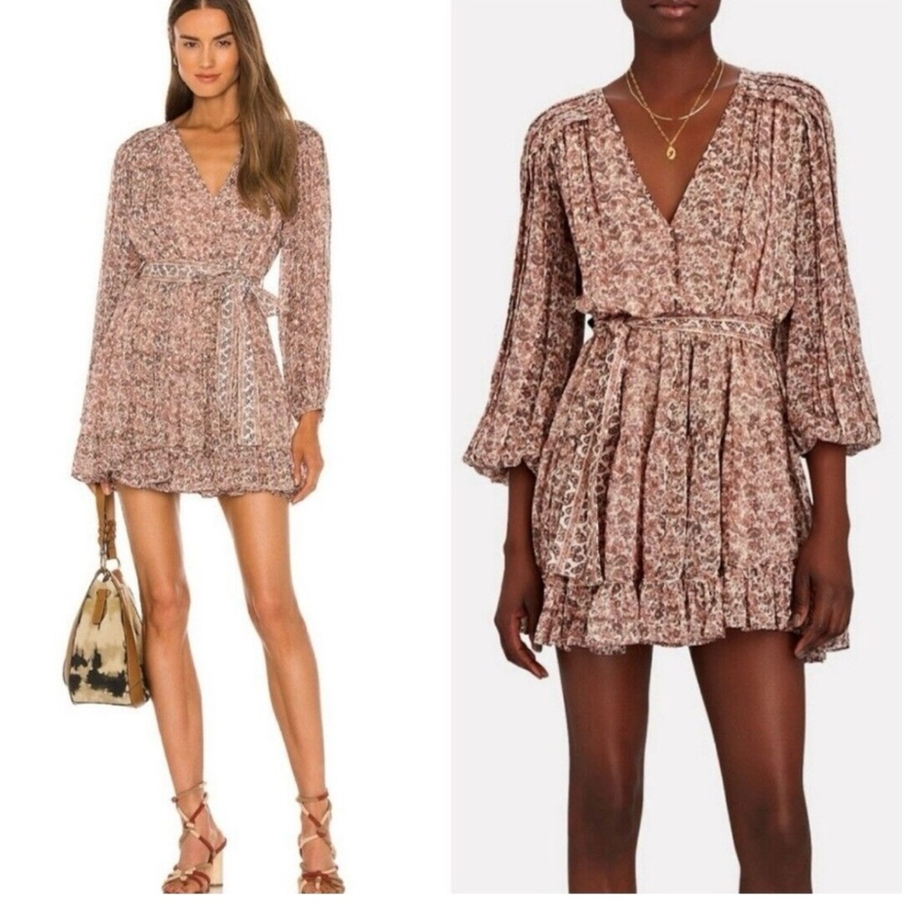 Ulla Johnson Eleni silk floral mini dress